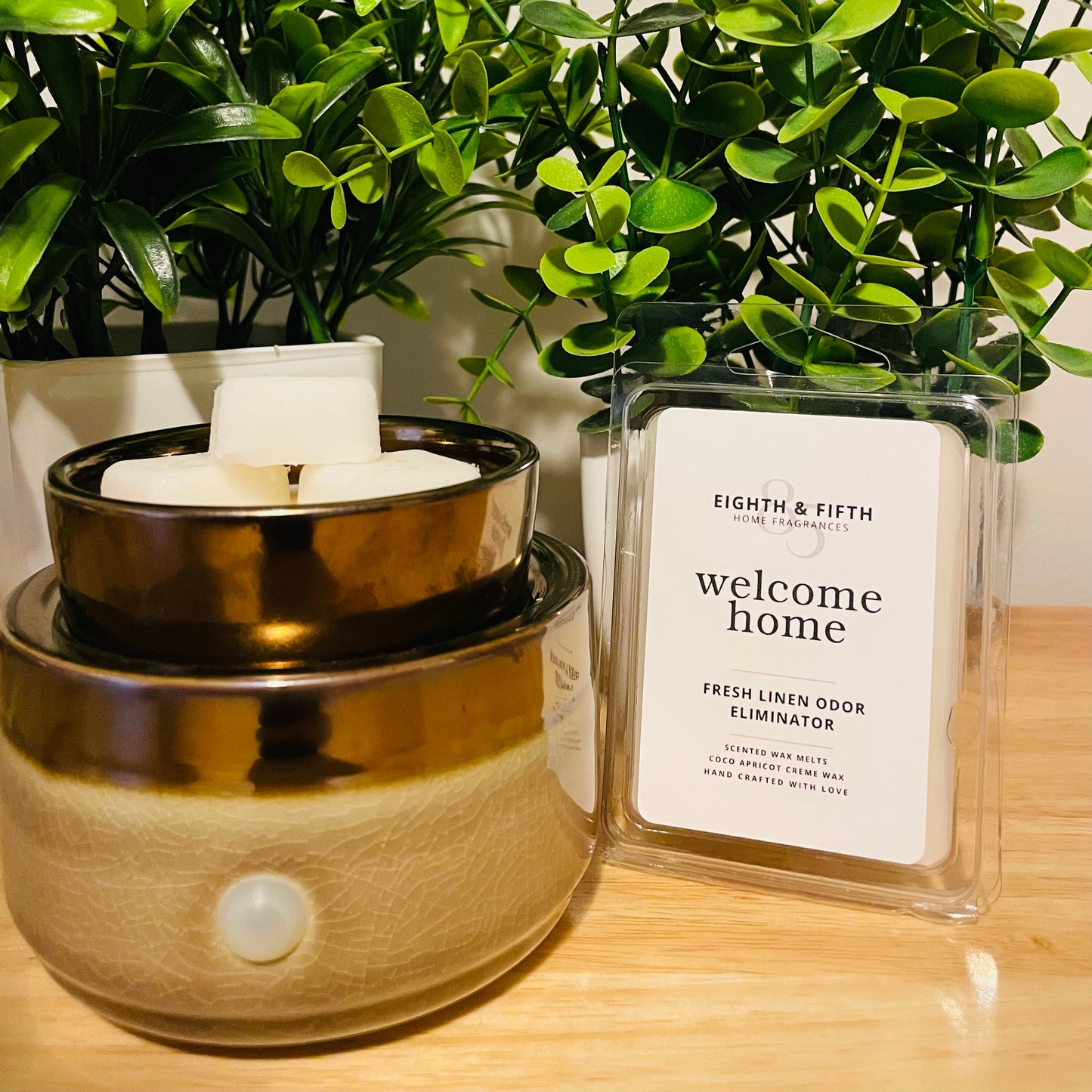 WELCOME HOME Wax Melts- Fresh Linen Odor Eliminator