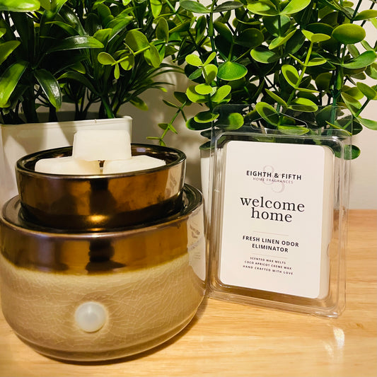 WELCOME HOME Wax Melts- Fresh Linen Odor Eliminator