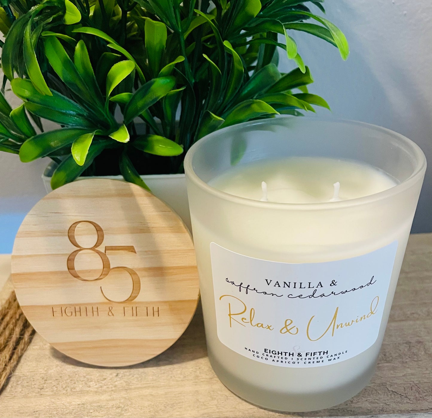 RELAX & UNWIND ~Vanilla & Saffron Cedarwood